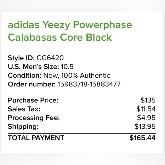 Yeezy Powerphase Calabasas Core Black - Picture 12 of 12